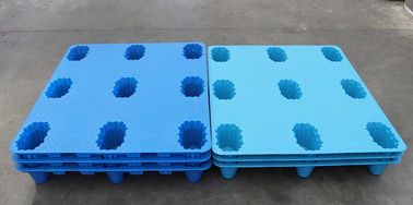 Resistenza all'urto nove pallet di plastica dei pallet 1200*800 millimetro dello stampaggio mediante soffiatura del piede 4T euro