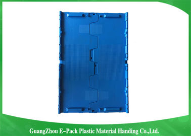 Contenitori di stoccaggio di plastica blu di Stardard grandi, stoccaggio di recipiente di plastica di economia di spazio