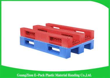 Doppi lati 4 - pallet di plastica accatastabili di modo, pallet di plastica di scivoli 1200 x 1000mm