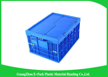 Mesh Folding Storage Crates, materiali di plastica pieghevoli dei silos di immagazzinamento della famiglia pp