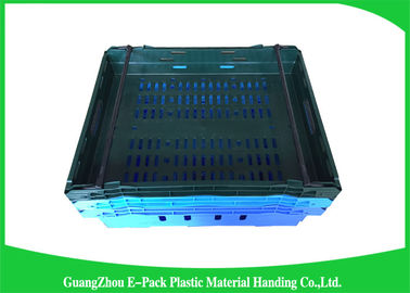Customzized Mesh Plastic Food Crates con le maniglie o le impugnature ergonomiche