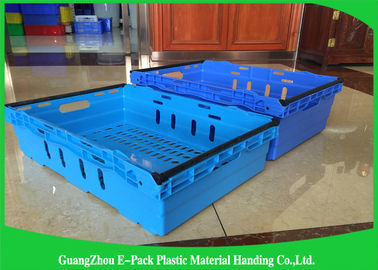 Customzized Mesh Plastic Food Crates con le maniglie o le impugnature ergonomiche