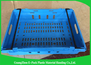 Customzized Mesh Plastic Food Crates con le maniglie o le impugnature ergonomiche