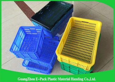Impilamento facile dei negozi di alimentari del grado di Mesh Plastic Food Crates Food di salute