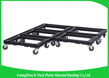 4 ruote DutyPlastic pesante che muove vite 612 * 412 * 145mm di Dolly Big Capacity Long Service