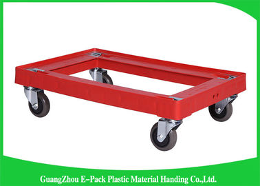 4 ruote DutyPlastic pesante che muove vite 612 * 412 * 145mm di Dolly Big Capacity Long Service