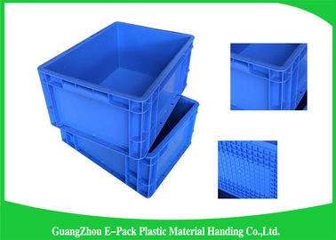 Container accatastabili di plastica di grande capacità che immagazzinano il blu del trasporto
