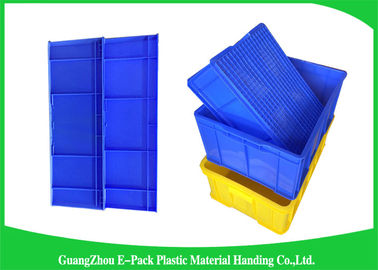 Contenitori di stoccaggio di plastica accatastabili di agricoltura, euro scatole d'impilamento durevoli 610 * 420 * 150mm
