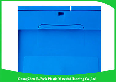 Cassa di plastica di piegatura del vergine pp, stoccaggio di plastica pieghevole di volume d'affari di ForTransport dei silos di immagazzinamento