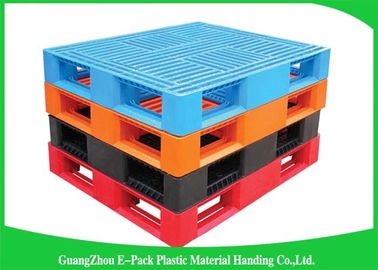 I pallet di plastica di spedizione dell'euro dell'esportazione di logistica raddoppiano la dimensione standard affrontata accatastabile