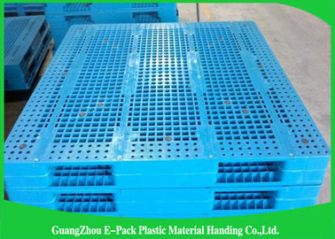 I pallet di plastica di spedizione dell'euro dell'esportazione di logistica raddoppiano la dimensione standard affrontata accatastabile