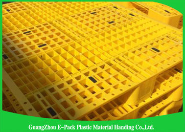 Pallet di plastica blu resistenti di Rackable 1 Ton Steel Reinforced 1200*1000mm