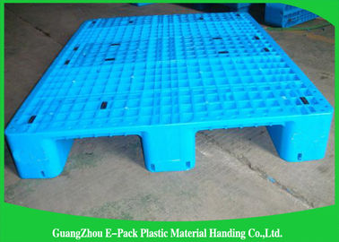 Pallet di plastica blu resistenti di Rackable 1 Ton Steel Reinforced 1200*1000mm