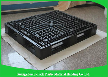 pallet di plastica del peso leggero di 1000mm * di 1200, pallet di plastica accatastabili della singola piattaforma solida