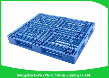 pallet di plastica del peso leggero di 1000mm * di 1200, pallet di plastica accatastabili della singola piattaforma solida