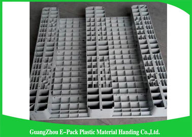 Pallet di plastica resistenti su misura di logistica 1200 * 1200 * 160mm per industria alimentare