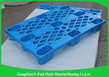 Singoli pallet di plastica affrontati dell'esportazione, 3 pallet di plastica industriali di scivoli per industria alimentare