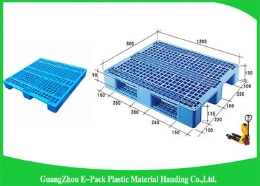 Piccoli pallet di plastica del singolo fronte con i tubi d'acciaio dentro, Mini Plastic Pallets di bassa potenza
