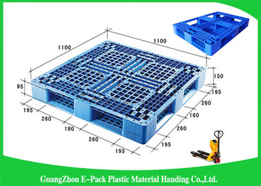 Materiale di plastica di scivoli HPPE del commestibile dei pallet della piattaforma solida durevole euro tre