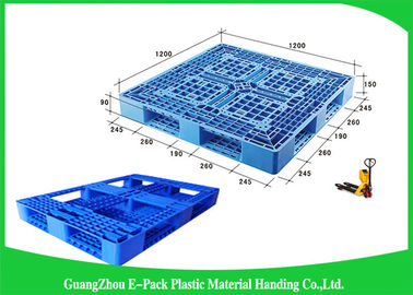 4 riciclabili - i pallet di plastica dell'esportazione di modo, doppio standard hanno affrontato i pallet di spedizione di plastica