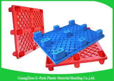 Pallet di plastica sistemabili dell'HDPE industriale antiscorrimento con la piattaforma solida durevole