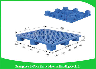 Pallet di plastica di Rackable del magazzino accatastabile, 40 x 48 pallet di plastica di bassa potenza