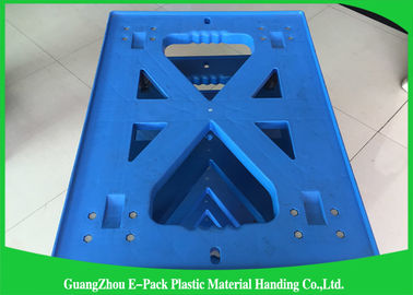 pallet commovente di plastica 100% a quattro ruote resistente pp del carrello di 750 * di 570 * 175mm