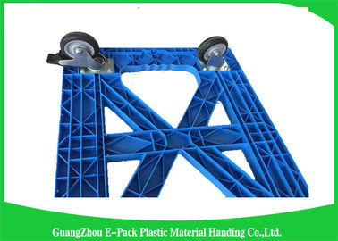 Tempo di impiego commovente di plastica accatastabile di Dolly Platform Cart Transport Long