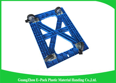Tempo di impiego commovente di plastica accatastabile di Dolly Platform Cart Transport Long