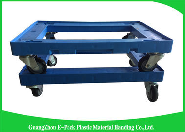 Carrello resistente pieghevole, ruote muoventesi dell'unità di elaborazione di Dolly Plastic Frame With dell'attrezzatura