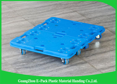 Carrello per la gabbia di plastica, carrello commovente resistente riciclabile del carretto della ruota 150KG 4