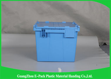 Distribuzione pieghevole allegata di plastica standard dei contenitori del coperchio grande per industria