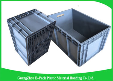 Silos di immagazzinamento industriali di plastica standard dei pp, scatole d'impilamento di plastica riutilizzabili