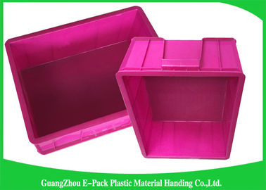 Coperchi di Mini Load Euro Containers With, materiali d'impilamento di plastica standard delle scatole pp