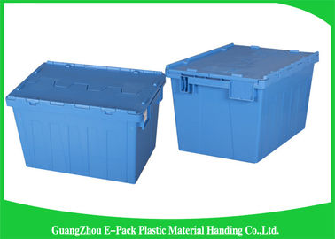 scatola di plastica 45L con muoversi Rentable del coperchio a cerniera, grandi silos di immagazzinamento di plastica per imballare