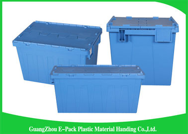 scatola di plastica 45L con muoversi Rentable del coperchio a cerniera, grandi silos di immagazzinamento di plastica per imballare