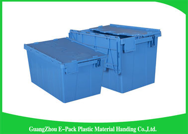 scatola di plastica 45L con muoversi Rentable del coperchio a cerniera, grandi silos di immagazzinamento di plastica per imballare