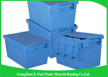 scatola di plastica 45L con muoversi Rentable del coperchio a cerniera, grandi silos di immagazzinamento di plastica per imballare