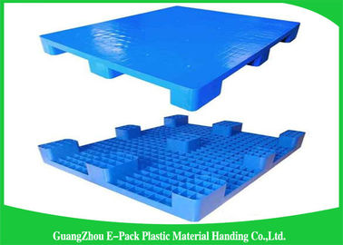 Blu di plastica sistemabile 1200 * 1000mm dell'esportazione delle gambe dei pallet 9 del carico di Economica