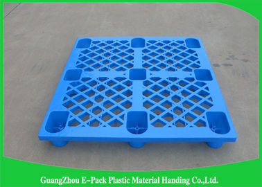 Blu di plastica sistemabile 1200 * 1000mm dell'esportazione delle gambe dei pallet 9 del carico di Economica