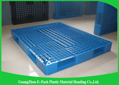 Pallet di plastica blu resistenti di Rackable 1 Ton Steel Reinforced 1200*1000mm