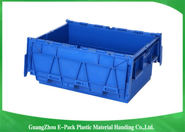 Contenitori di stoccaggio di plastica blu di Stardard grandi, stoccaggio di recipiente di plastica di economia di spazio