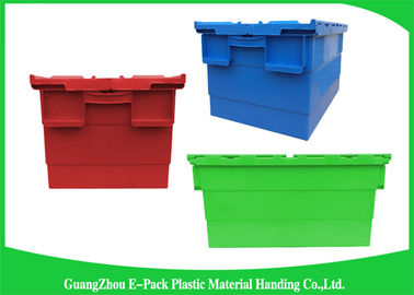 Le scatole muoventesi di plastica di Customzized hanno attaccato i contenitori del coperchio per il magazzino