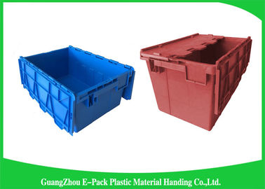 Magazzino Tote Boxes di plastica sistemabile/recipienti accatastabili con i coperchi a cerniera