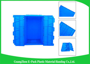Mesh Collapsible Plastic Containers con i coperchi allegati/imballa le gabbie di plastica pieganti