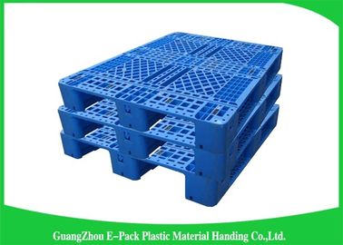 Tipo di plastica industriale dell'entrata dei pallet 4-Way di trasporto riciclabile blu