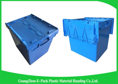 Contenitori allegati di plastica per lo strumento, 75*57*62.5CM facili da pulire del coperchio della cassa commovente
