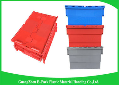 Contenitori di plastica 600 * del coperchio dell'attaccatura di stoccaggio altezza ordinata 400mm