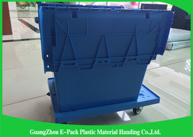 Grandi container di plastica resistenti con i coperchi allegati