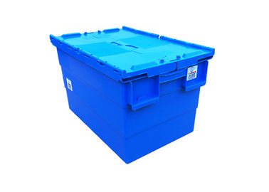 23,6' stoccaggio di x 15,7 ' che muove Tote Box With Hinged Lids di plastica accatastabile